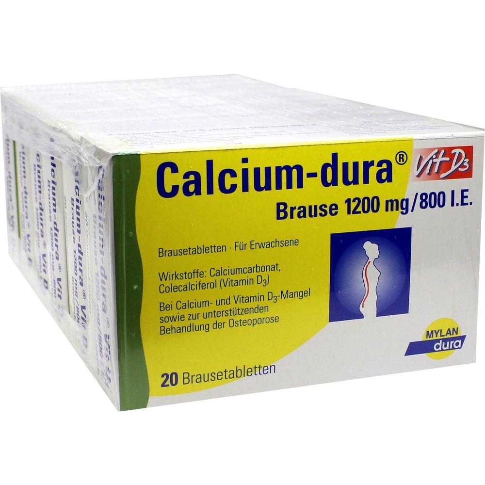 Calcium-Dura Vit D3 Brause 1200mg/800I.e. null