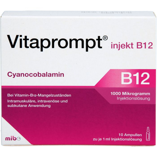 Vitaprompt Injekt B12 1000 Ug Injektionslösung 10x1 ml MIBE GmbH Arzneimittel bei onfy.de kaufen 19690473