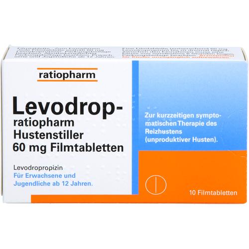 Levodrop-Ratiopharm Hustenstiller 60 mg Filmtabl. 10 St ratiopharm bei onfy.de kaufen 18379069