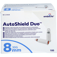 Autoshield Duo Sicherheits-Pen-Nadel 8Mm null