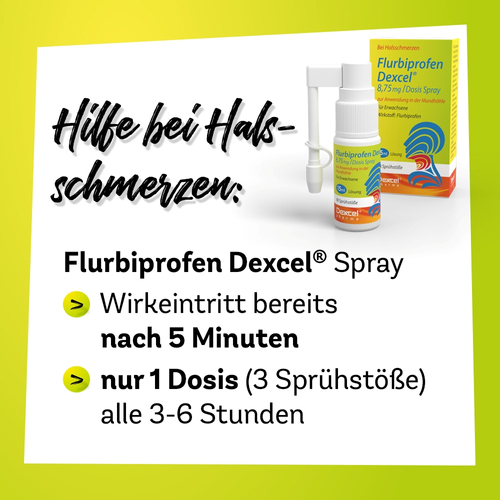 Flurbiprofen Dexcel 8.75 mg/Dosis Spray Z.anw.mund 15 ml Dexcel Pharma bei onfy.de kaufen 16398128
