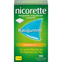 Nicorette 4mg Freshfruit Kaugummi null