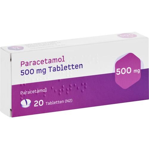Paracetamol 500 mg Tabletten 20 St JUTA Pharma bei onfy.de kaufen 18413375