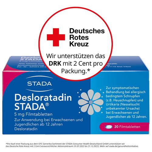 Desloratadin Stada 5mg 20 St STADA Consumer Health Deutschland bei onfy.de kaufen 16610025