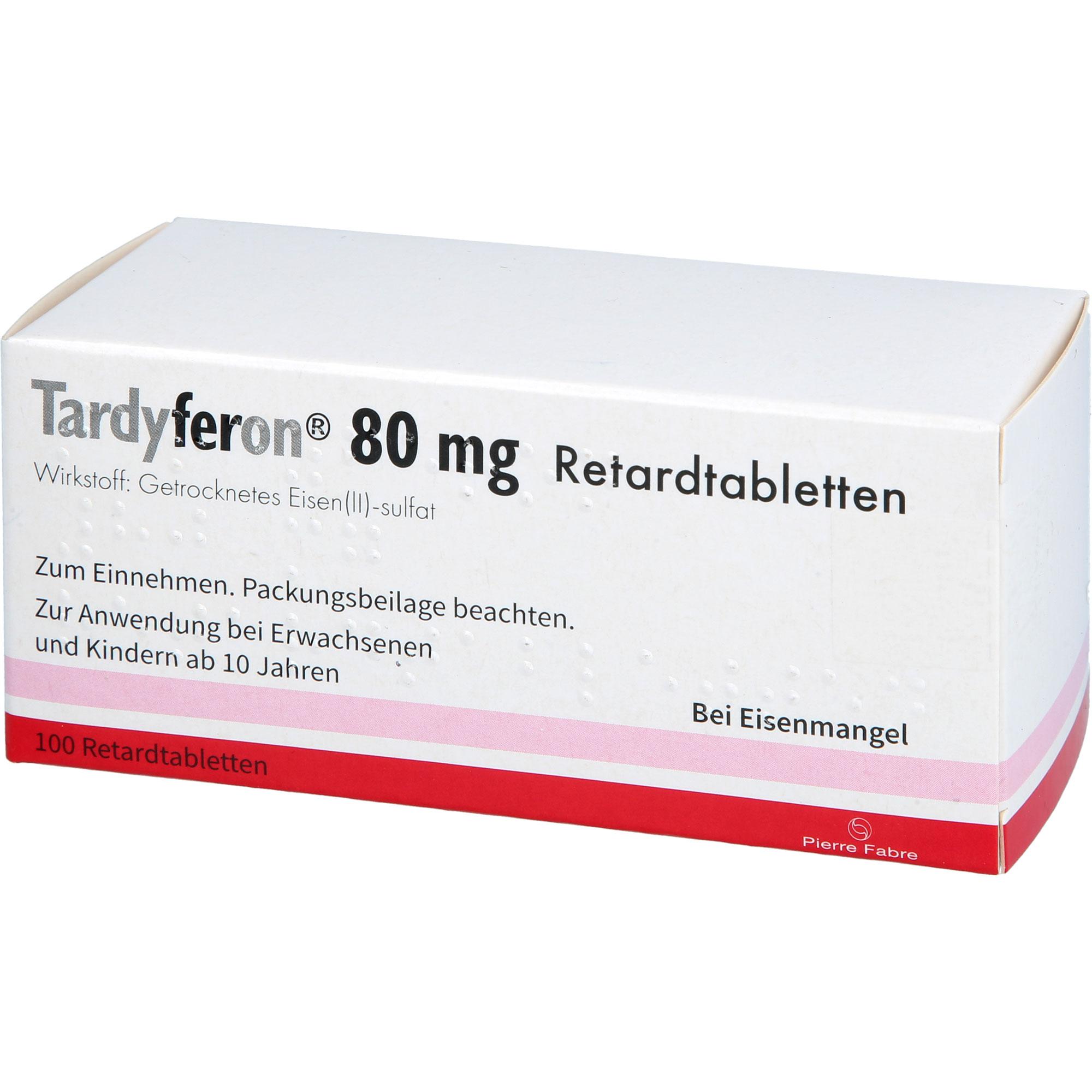 Tardyferon Depot-Eisen(ii)-Sulfat 80 mg Retardtab. 100 St 1 4 U Pharma bei onfy.de kaufen 18752924