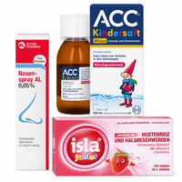 Für Kinder: Nasenspray + Hustenlöser + Halspastillen 2085649304427