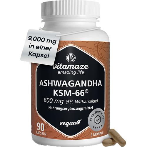 Ashwagandha Ksm-66 600mg Extrakt Hochdosiert Vegan 90 St Vitamaze bei onfy.de kaufen 20038134