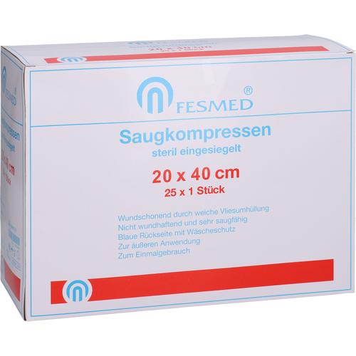 Saugkompresse Steril Fesmed 20x40 cm 25x1 St FESMED Verbandmittel bei onfy.de kaufen 19537889