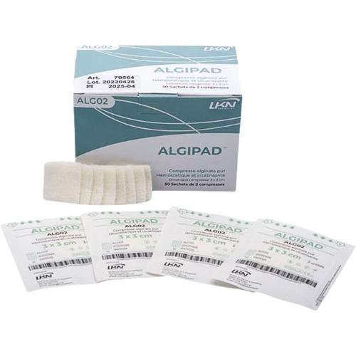 Algipad Blutstillende Alginat-Kompres Steril 3x3cm 50x2 St Trusetal Verbandstoffwerk bei onfy.de kaufen 19112925