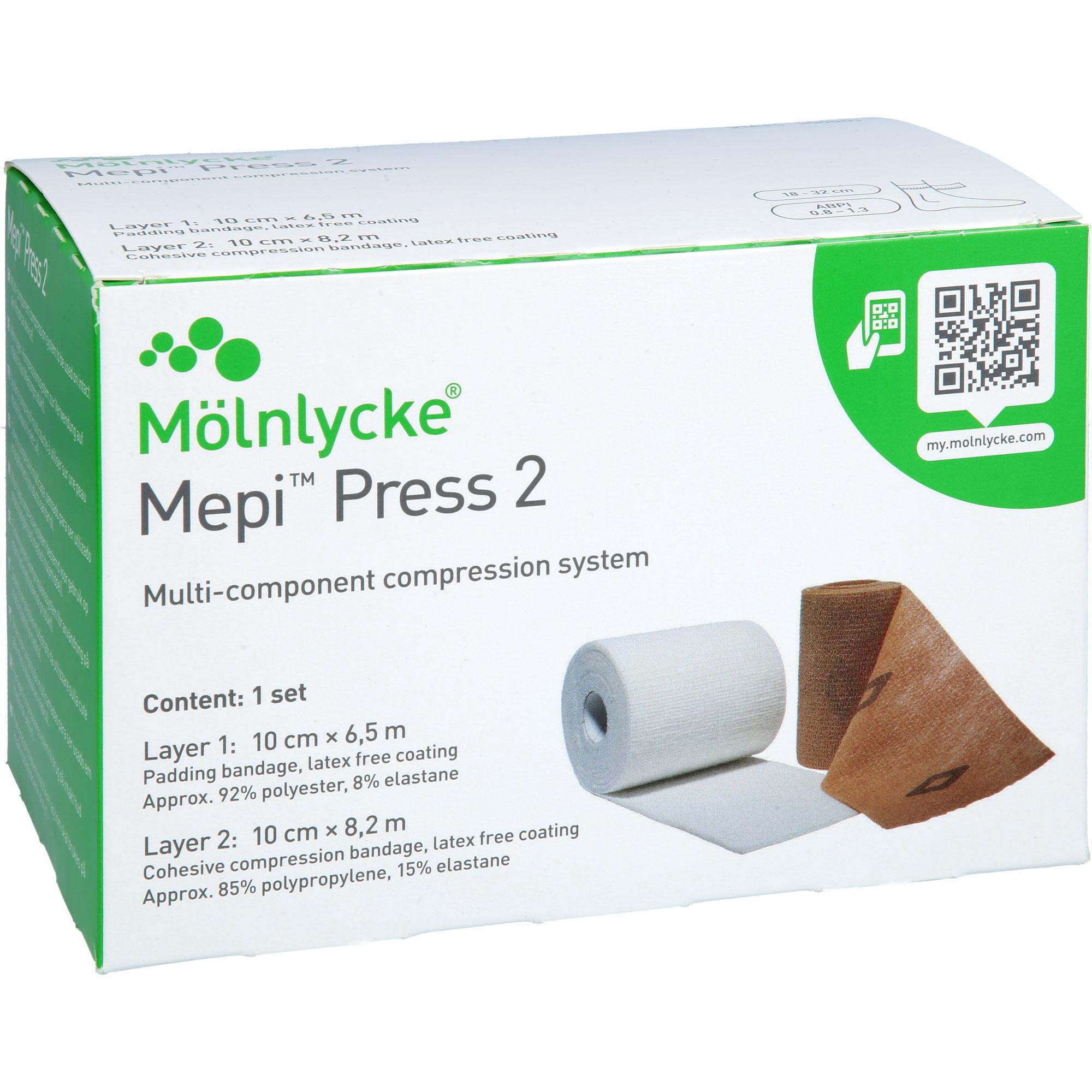 Mepi Press 2 Kompr.syst.10cm Knöchelumf.18-32cm 1 St Mölnlycke Health Care bei onfy.de kaufen 19511826