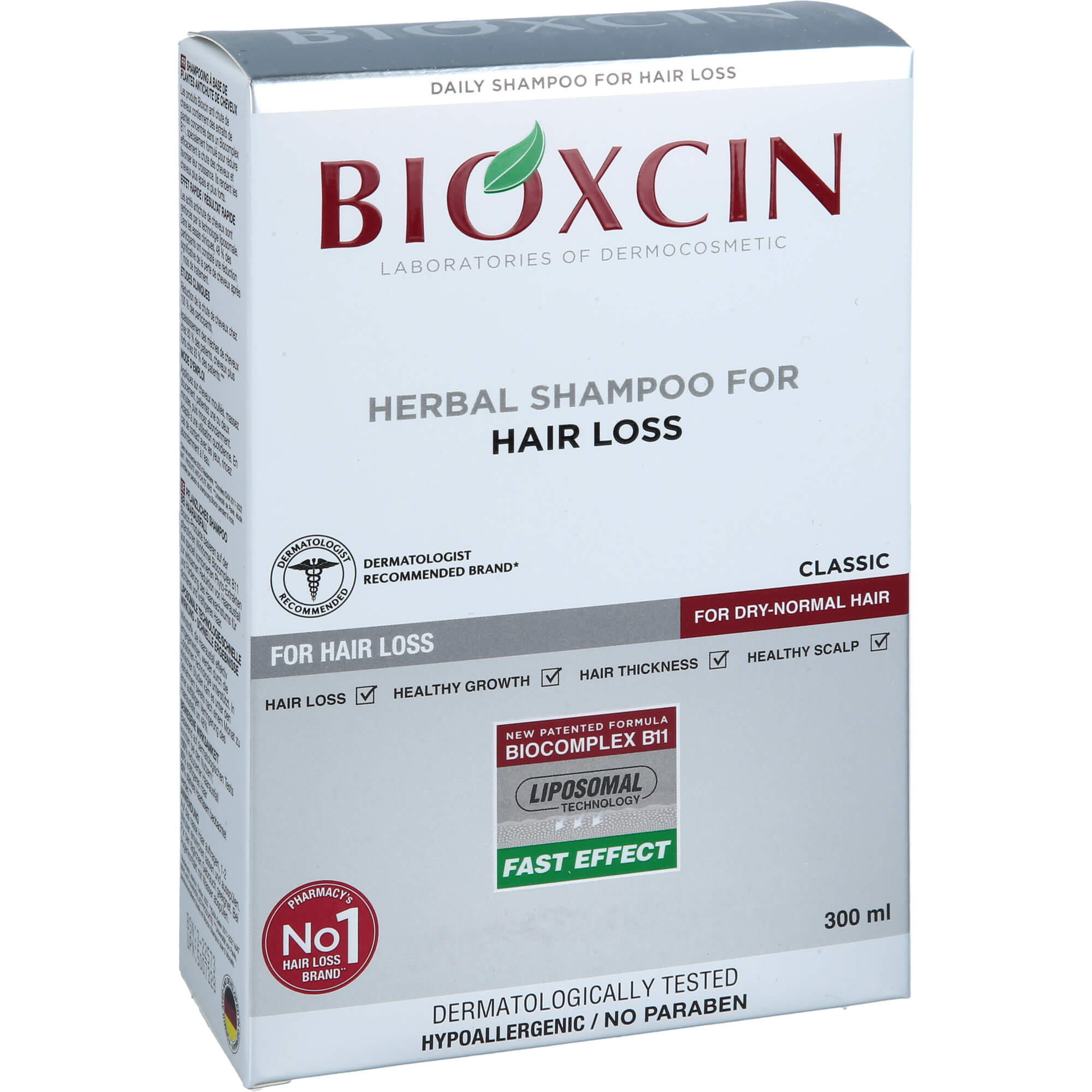 Bioxcin gegen Haarausfall Normal Trockenes Haar 300 ml BIOTA Laboratories bei onfy.de kaufen 19216211
