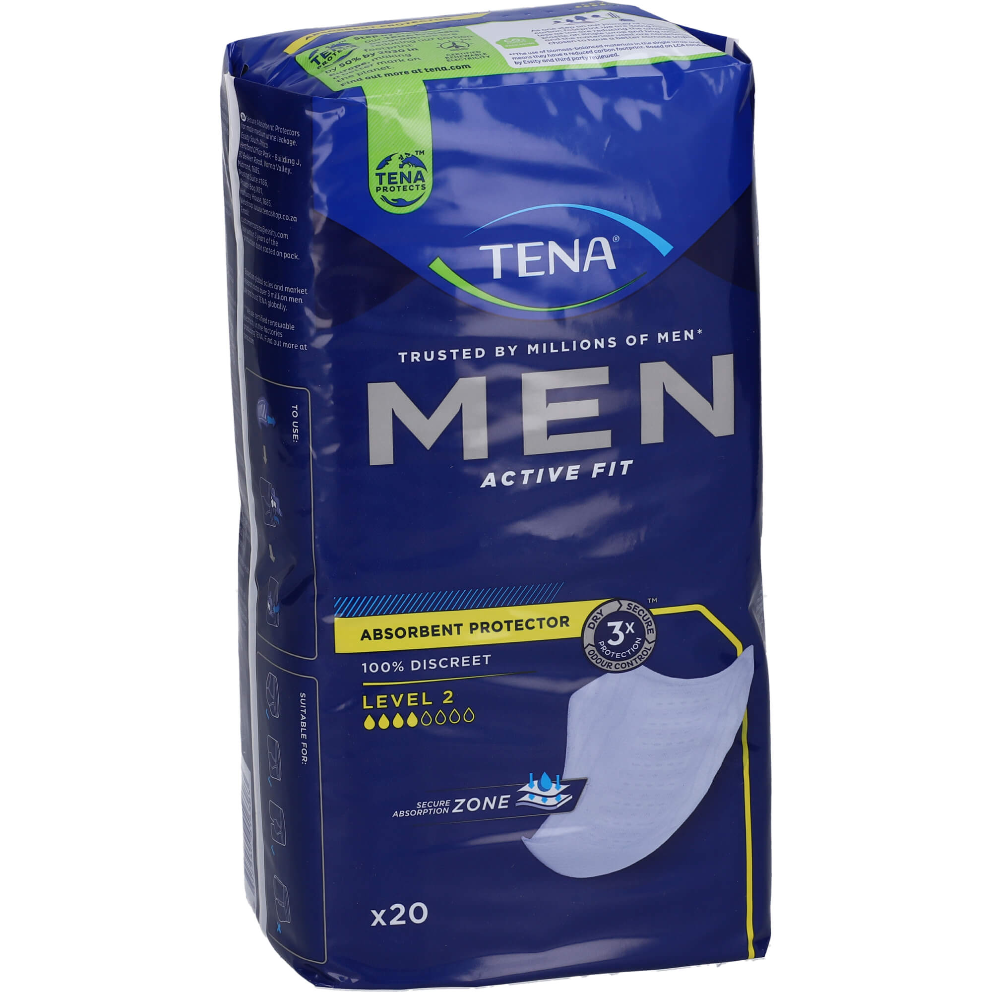 Tena Men Active Fit Level 2 Inkontinenz Einlagen 20 St EurimPharm Arzneimittel bei onfy.de kaufen 18900282
