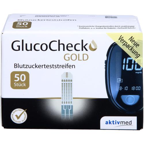Gluco Check Gold Blutzuckerteststreifen 50 St actiPart bei onfy.de kaufen 14200895