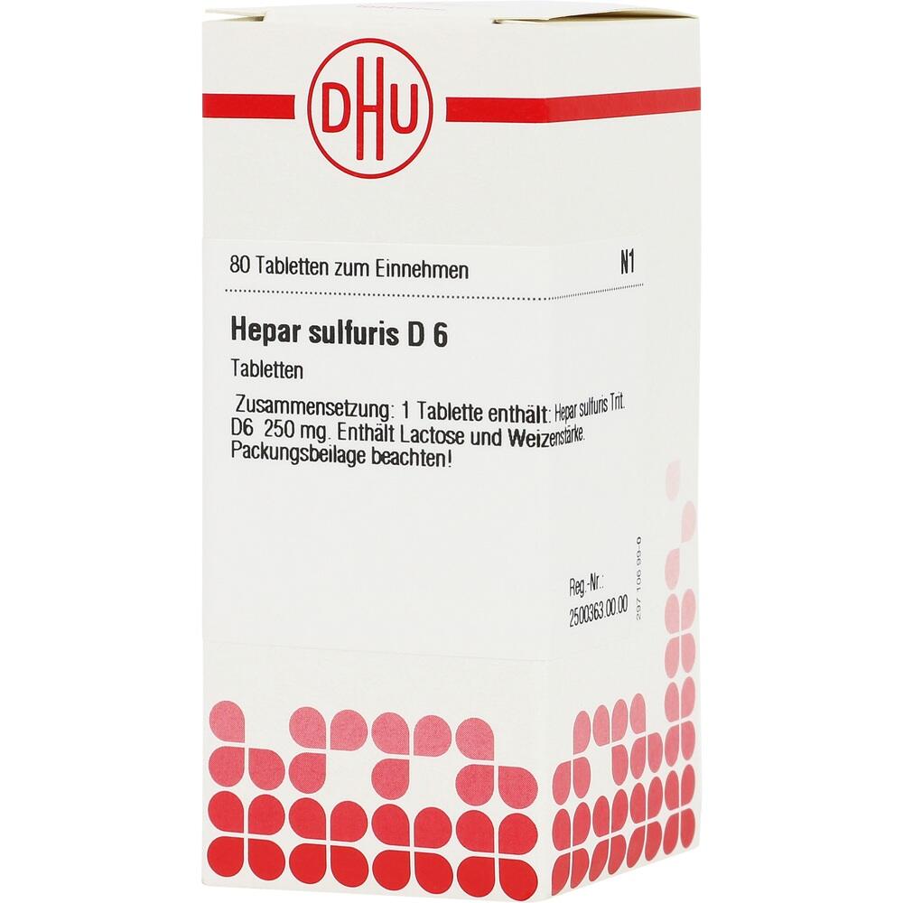 Hepar Sulf D 6 null