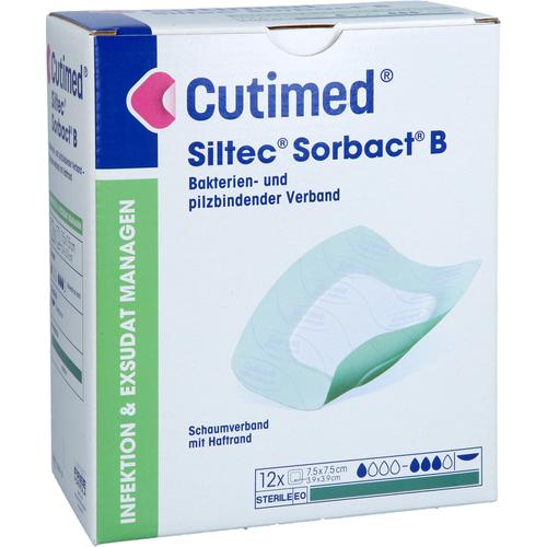 Cutimed Siltec Sorbact B Pu-Verb.7.5x7.5 cm 12 St Docpharm bei onfy.de kaufen 19809394
