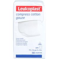 Leukoplast Compress Cotton Gauze Nst 7.5x7.5 8F null