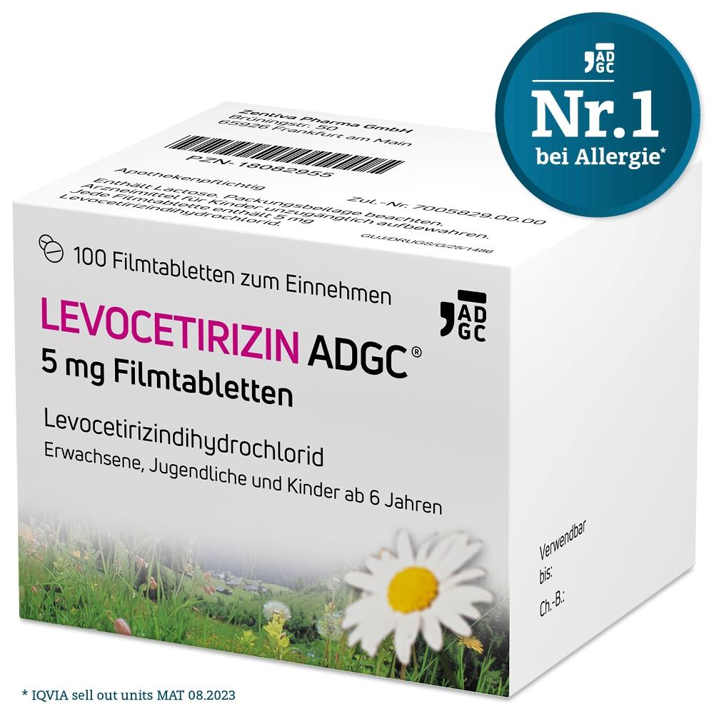 Levocetirizin Adgc 5 mg Filmtabletten null