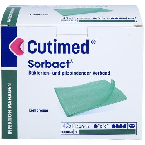 Cutimed 4x6 Sorbact Kompresse 42 St ApoHomeCare bei onfy.de kaufen 19472813