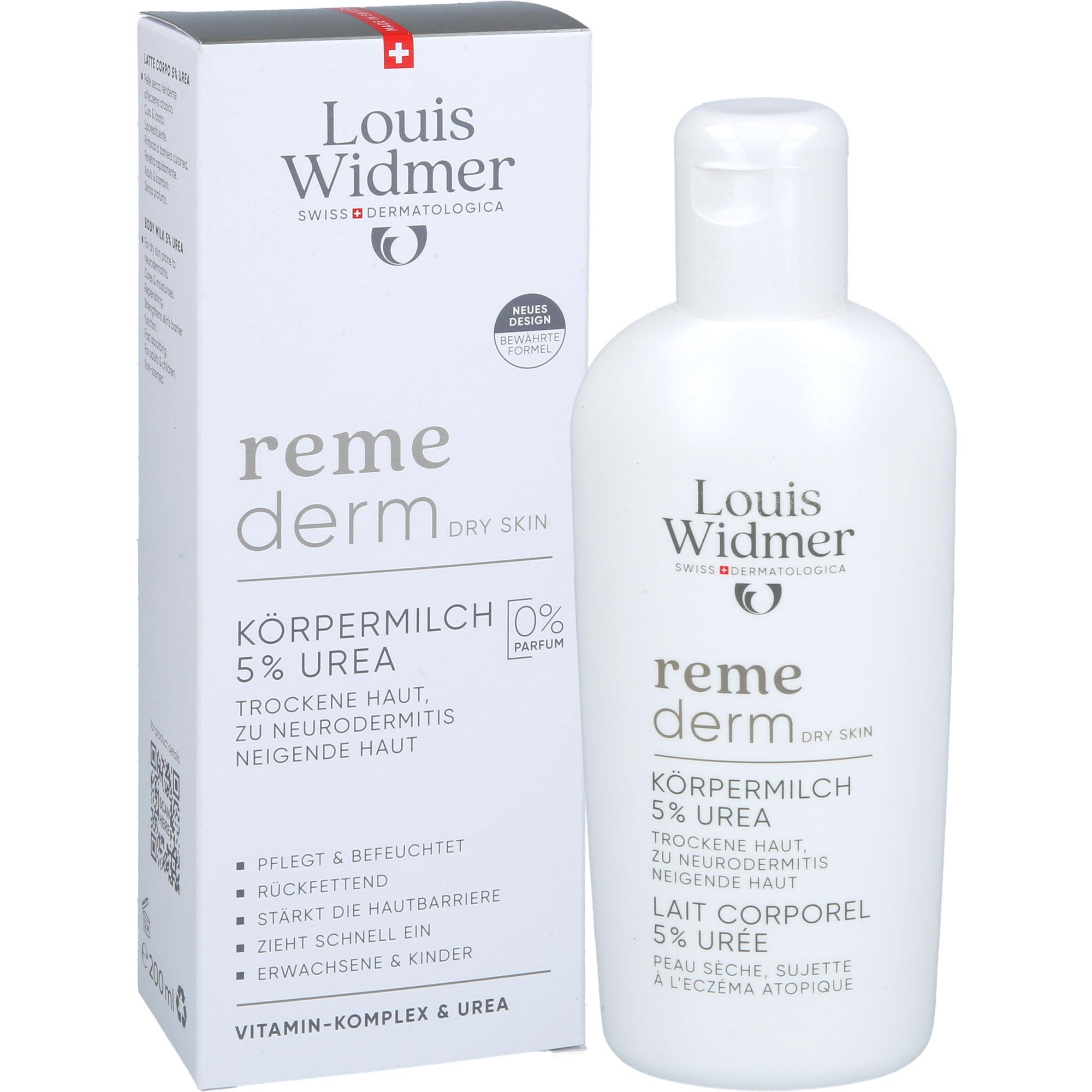 Widmer Remederm Dry Skin Körpermilch 5% Urea Op 200 ml LOUIS WIDMER bei onfy.de kaufen 19400050