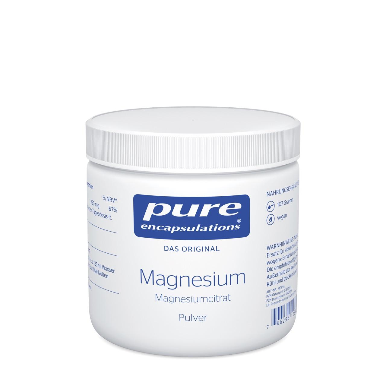 Pure Encapsulations Magnesium Magn.citrat Pulver null
