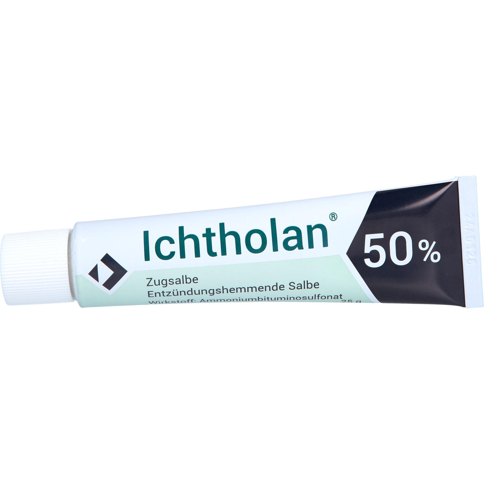 Ichtholan Zugsalbe 50% 25 g Ichthyol-Gesellschaft Cordes Hermanni bei onfy.de kaufen 19093978