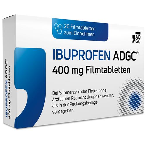 Ibuprofen Adgc 400 mg Filmtabletten 20 St Zentiva Pharma bei onfy.de kaufen 17445315