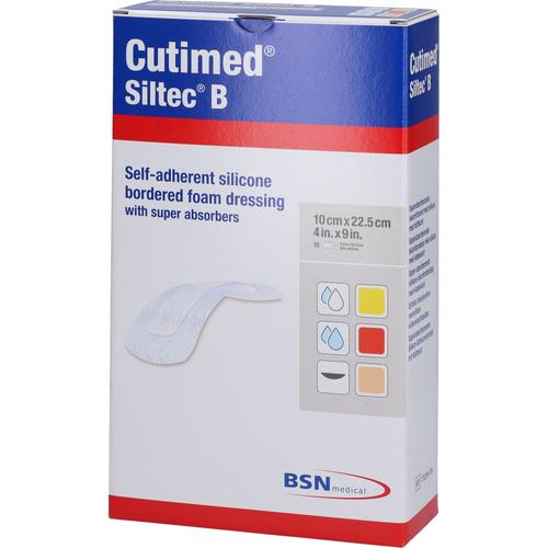 Cutimed Siltec B Schaumverb.10x22.5 cm M.haftr. 10 St Docpharm bei onfy.de kaufen 17880212