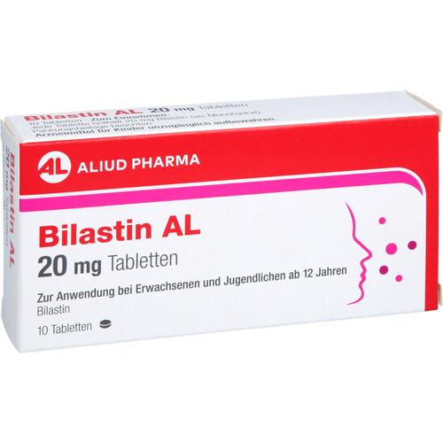 Bilastin Al 20 mg Tabletten 10 St ALIUD Pharma bei onfy.de kaufen 19752889