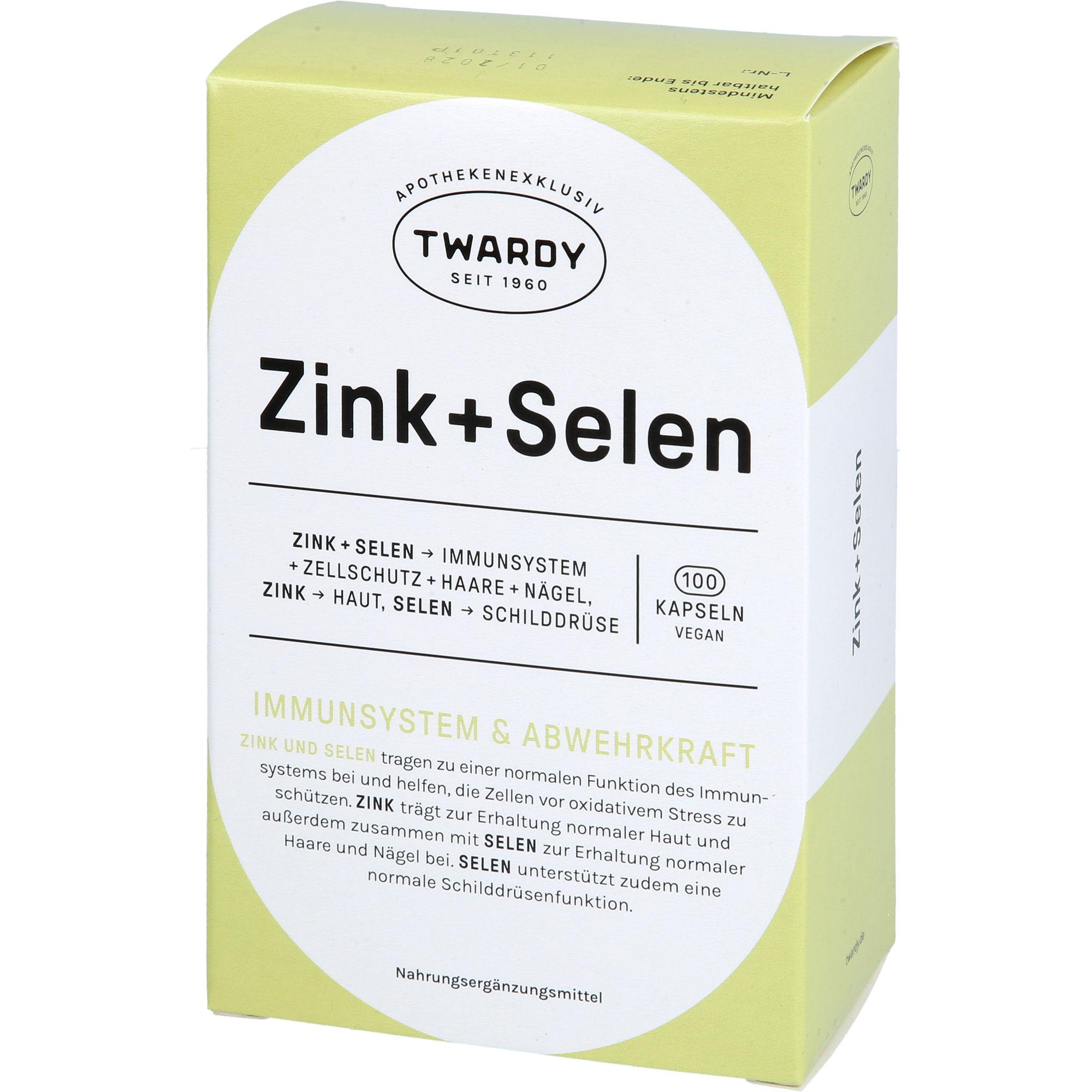 Zink + Selen Kapseln Vegan 100 St Astrid Twardy bei onfy.de kaufen 19741667