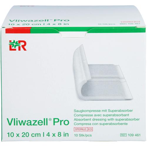 Vliwazell pro Superabsorb.kompr.steril 10x20 cm 10 St Avitamed bei onfy.de kaufen 18223315