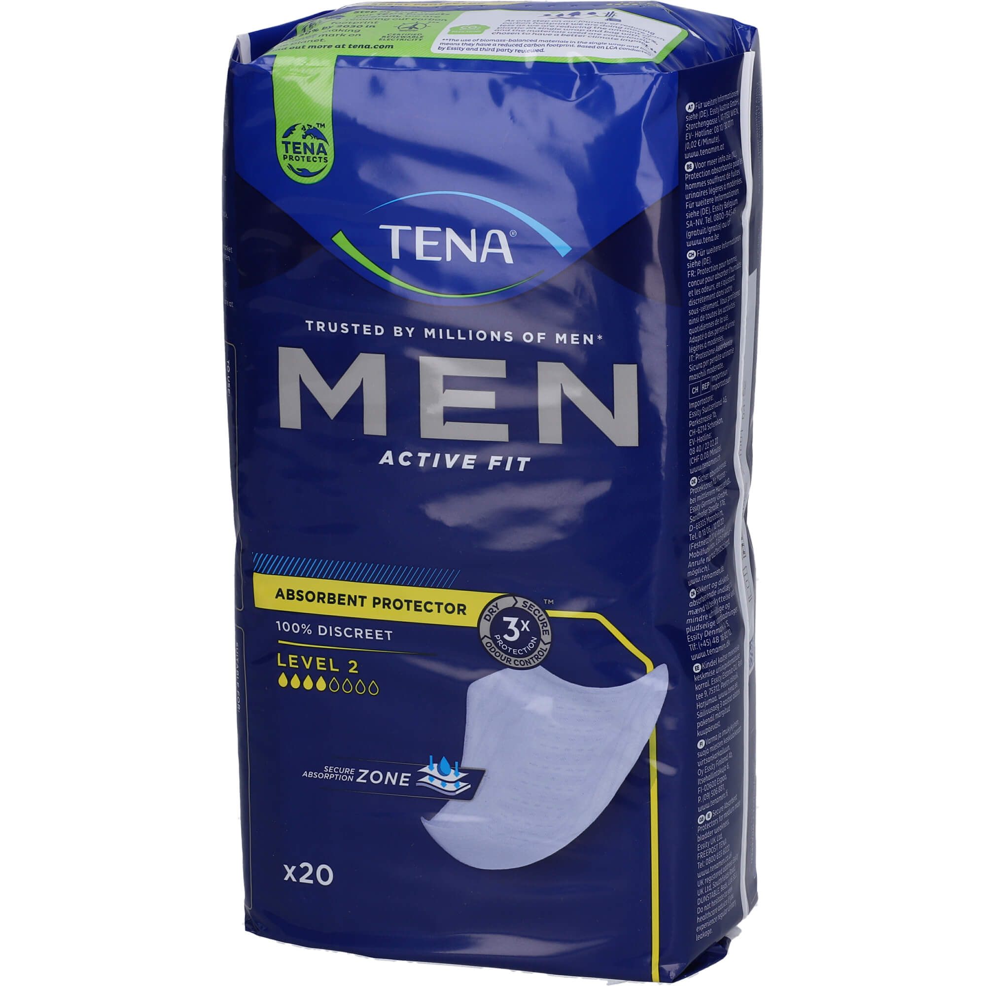 Tena Men Active Fit Level 2 Inkontinenz Einlagen 20 St EurimPharm Arzneimittel bei onfy.de kaufen 18900282