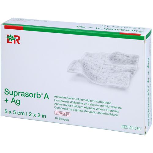 Suprasorb A+ag Antimik.cal.alginat Kompr. 5x5 cm 10 St Lohmann & Rauscher bei onfy.de kaufen 18749738