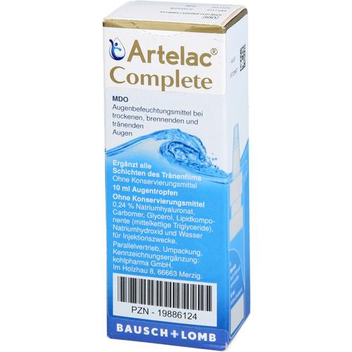 Artelac Complete Mdo Augentropfen 10 ml kohlpharma bei onfy.de kaufen 19886124