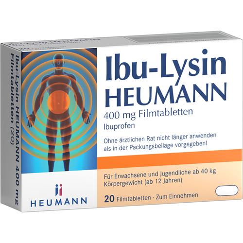 Ibu-Lysin Heumann 400 mg Filmtabletten 20 St HEUMANN PHARMA GmbH & Co. Generica bei onfy.de kaufen 18454983