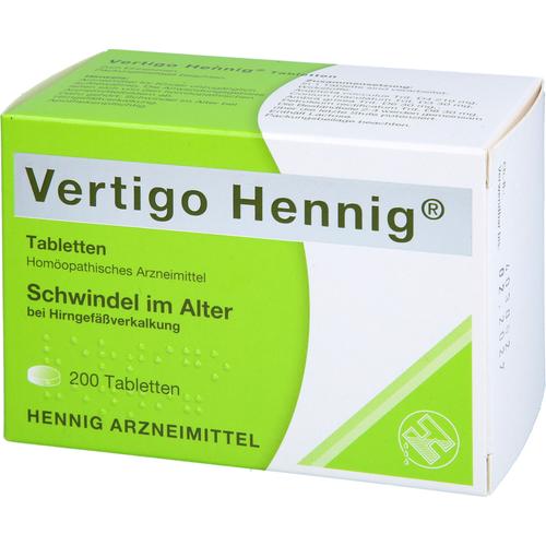 Vertigo Hennig Tabletten 200 St Hennig Arzneimittel bei onfy.de kaufen 19225411