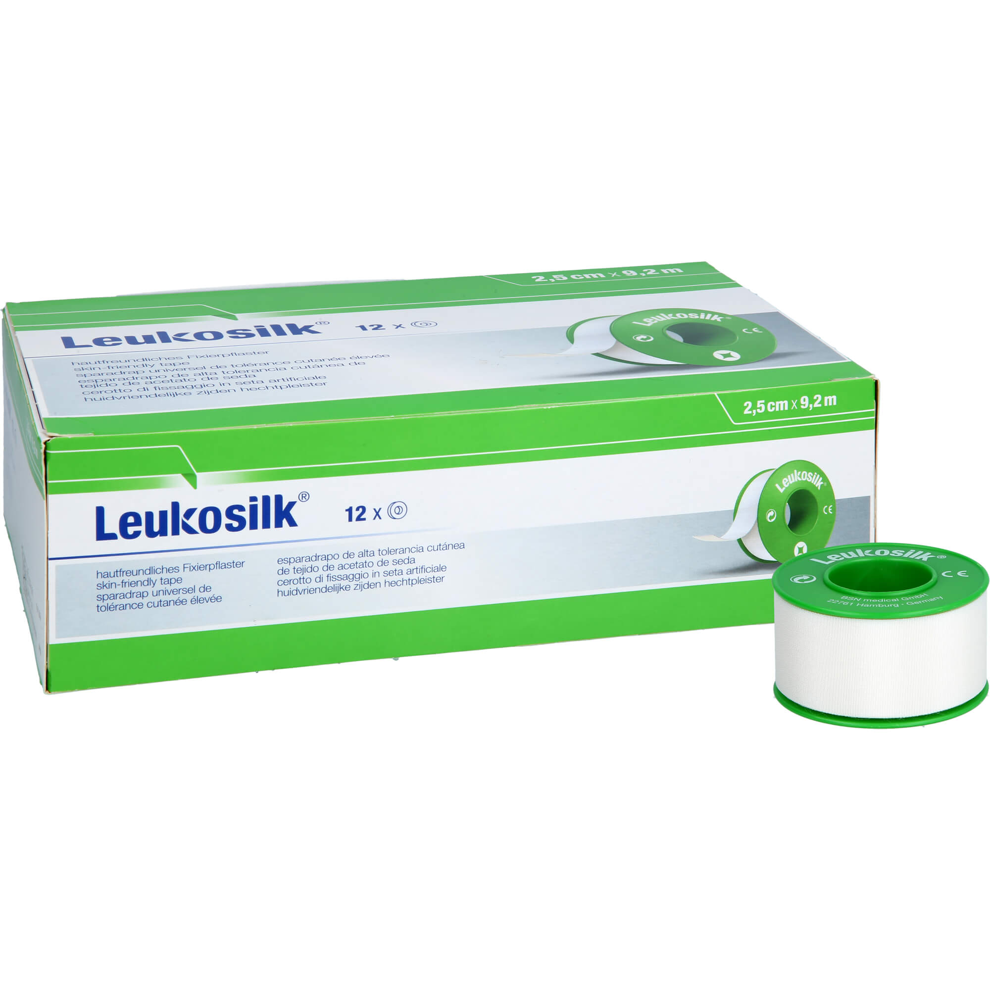 Leukosilk 2.5 cmx9.2 M 12 St Crosp Medical bei onfy.de kaufen 19346876