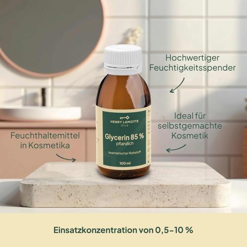 Glycerin 85 % Pflanzlich - Kosmetischer Rohstoff 100 ml HENRY LAMOTTE OILS GMB bei onfy.de kaufen 14165101