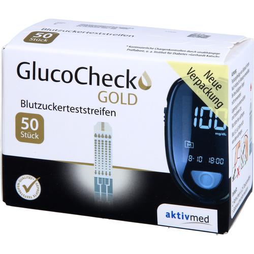 Gluco Check Gold Blutzuckerteststreifen 50 St actiPart bei onfy.de kaufen 14200895