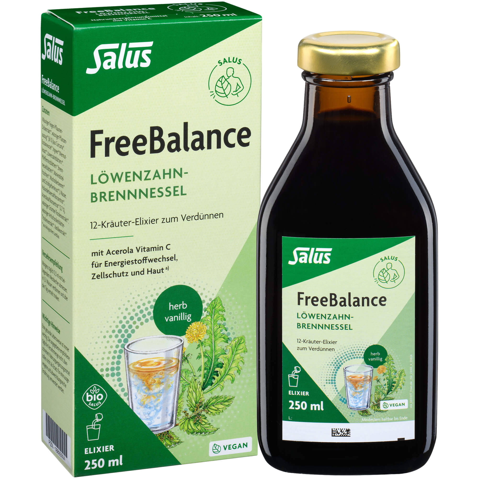 Freebalance Löwenzahn-Brennnessel Elixier Bio 250 ml SALUS Pharma bei onfy.de kaufen 18893004