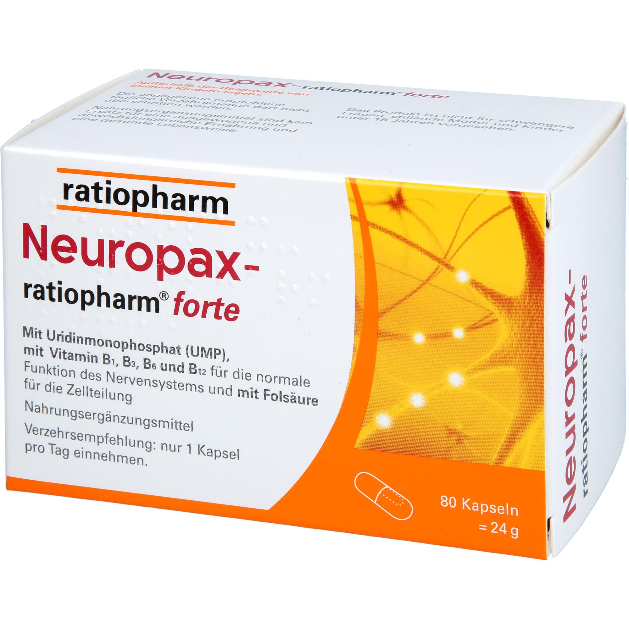 Neuropax-Ratiopharm Forte 80 St ratiopharm bei onfy.de kaufen 19386580
