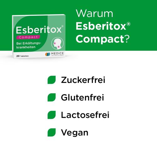 Esberitox COMPACT Tabletten bei Erkältungskrankheiten 20 St MEDICE Arzneimittel Pütter bei onfy.de kaufen 10014351