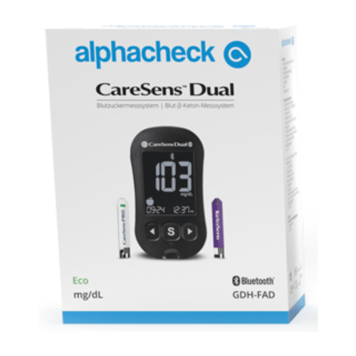 Alphacheck Caresens Dual Blutzuckermessg mg/Dl Eco 1 St Berger Med bei onfy.de kaufen 17306128