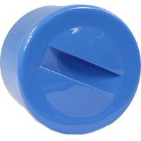 Prothesenbehälter Blau Kunststoff mit Deckel null