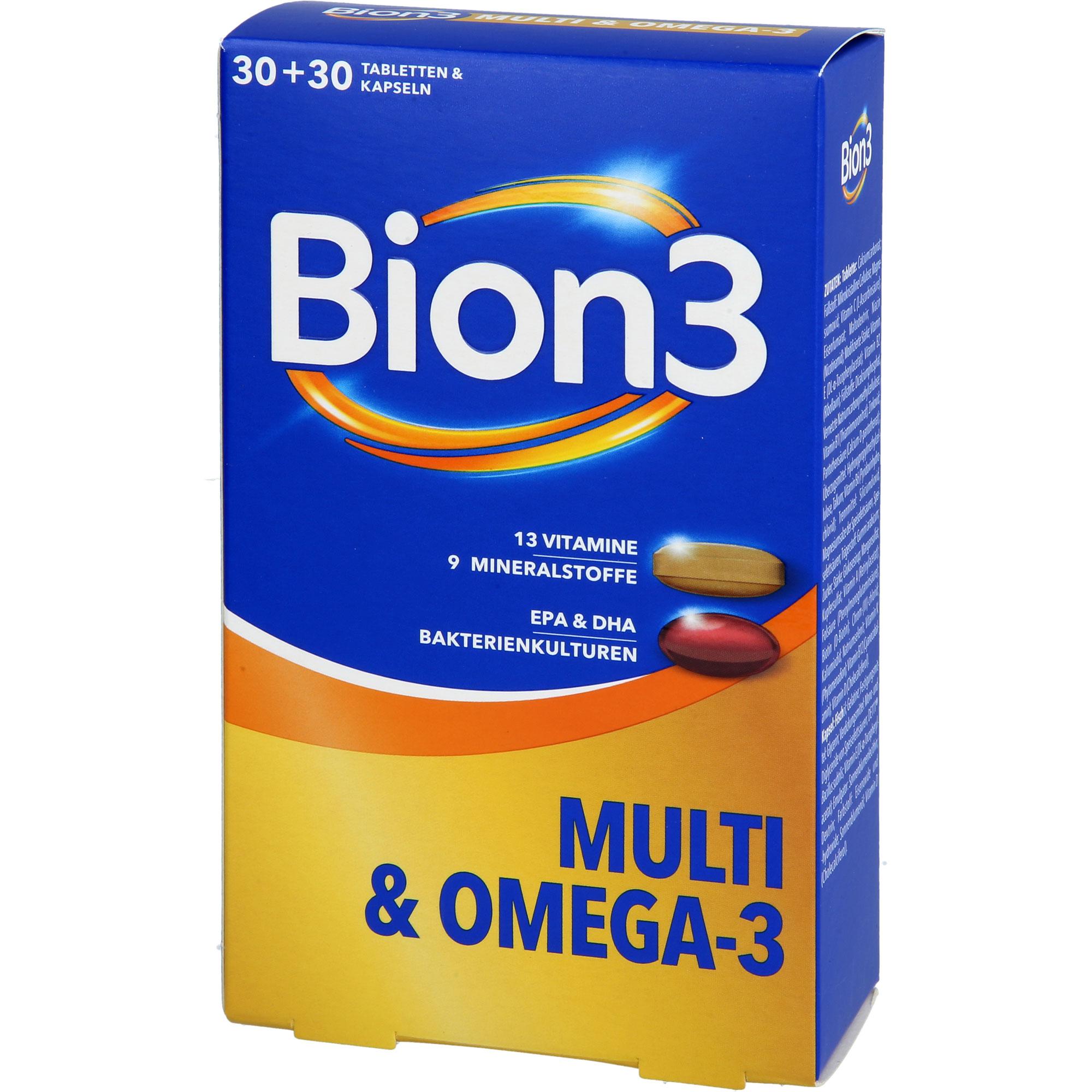 Bion3 Multi+omega-3 (30 Tab+30 Kap) 2x30 St WICK Pharma - Zweigniederlassung der Procter & Gamble bei onfy.de kaufen 19430306