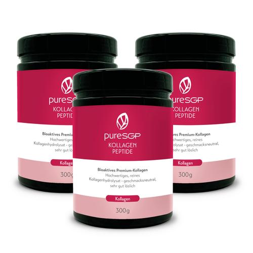Puresgp Kollagen Peptide 3x300 g PharmaSGP bei onfy.de kaufen 08300003