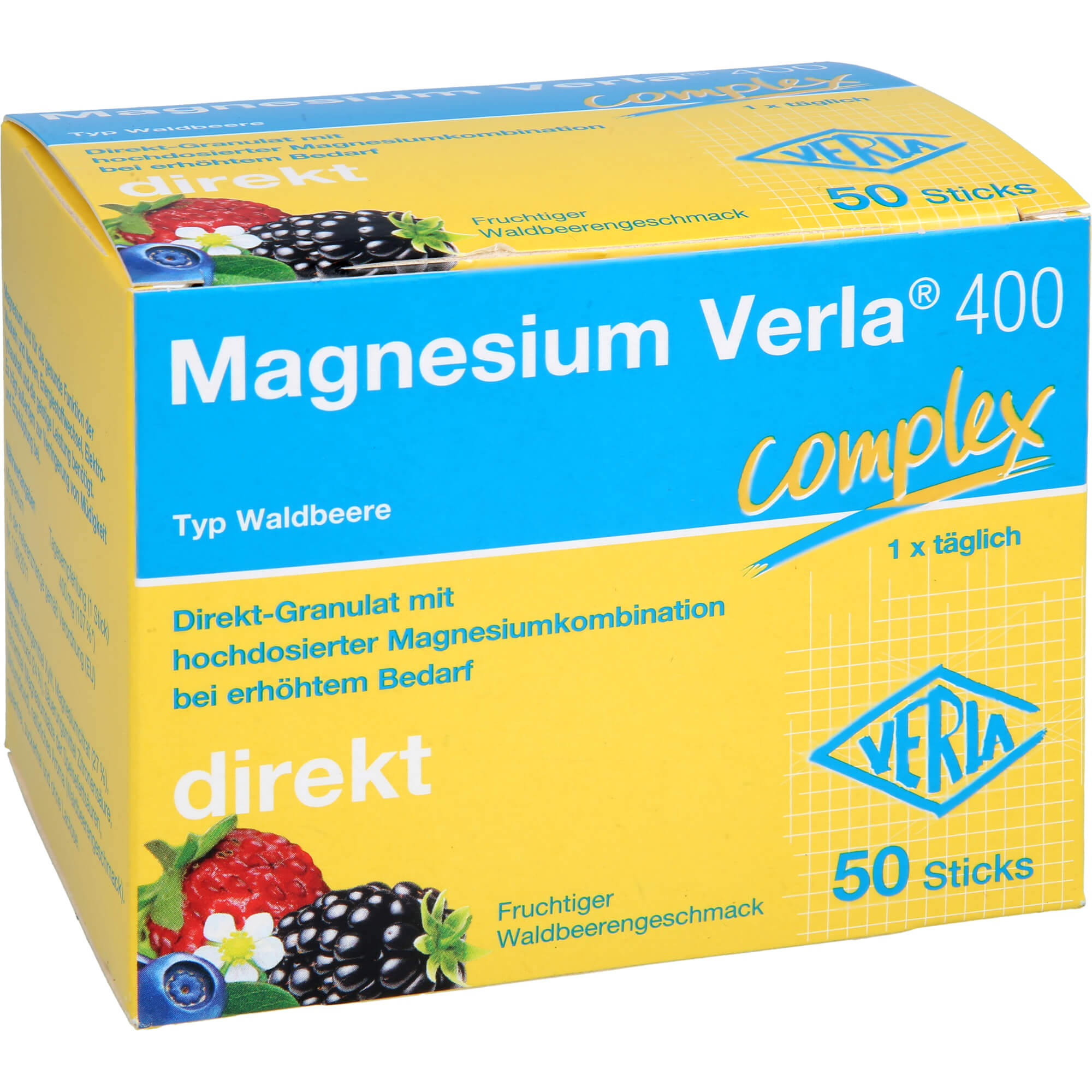 Magnesium Verla 400 Waldbeere Direkt-Granulat 50 St Verla-Pharm Arzneimittel bei onfy.de kaufen 18774179