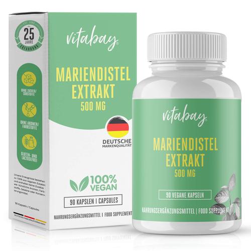 Mariendistel 500 mg Extrakt 90 St Vitabay CV bei onfy.de kaufen 19145333