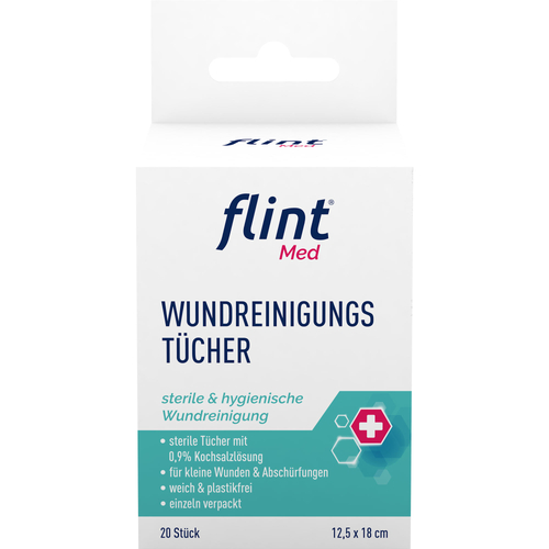 Flint Med Wundreinigungstücher 20 St Kyberg Pharma Vertriebs bei onfy.de kaufen 19921760