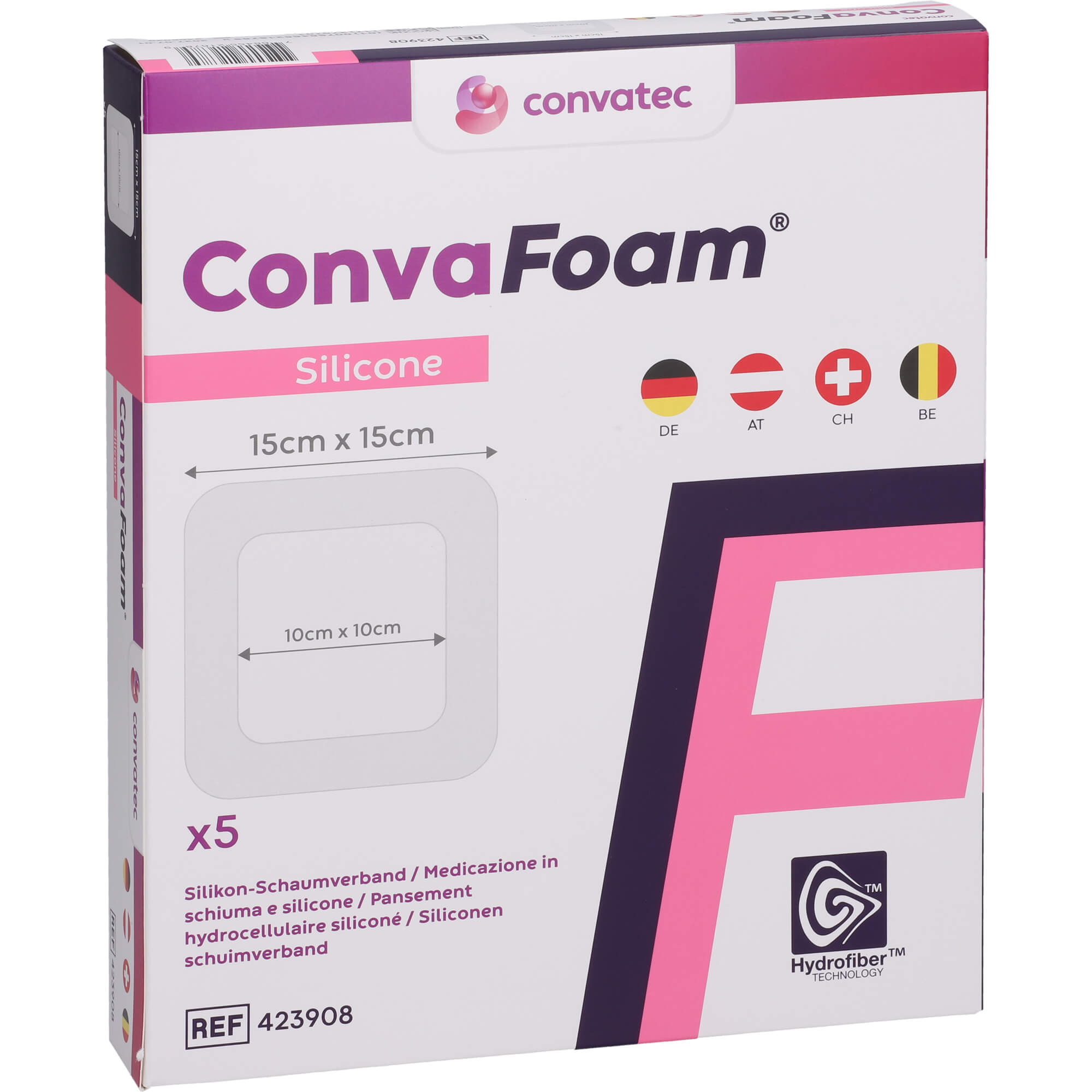Convafoam Silicone 15x15 cm 5 St ConvaTec (Germany) bei onfy.de kaufen 18900052