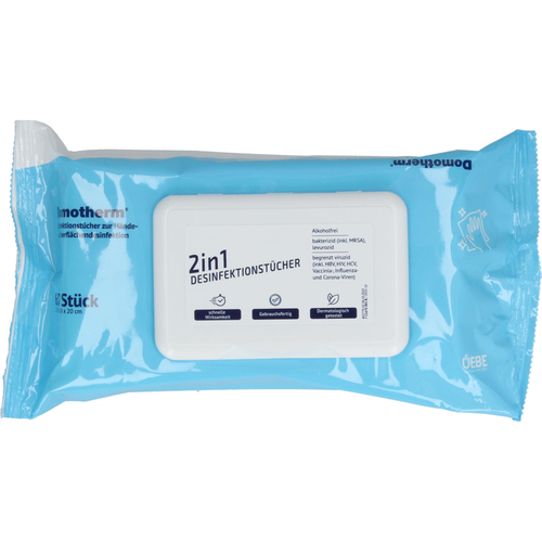 Domotherm - 2In1 Desinfektionstücher 60 St Uebe Medical bei onfy.de kaufen 19784381
